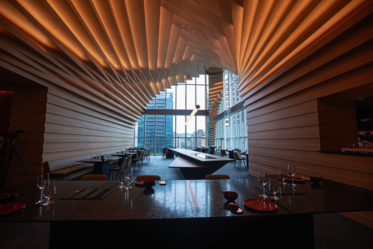 ▲大直NOKE忠泰樂生活今起開幕試營運，近30家美食餐飲盤點，包括全球唯一La Vie餐廳、隈研吾設計明粵火鍋等。（圖／記者葉政勳攝）