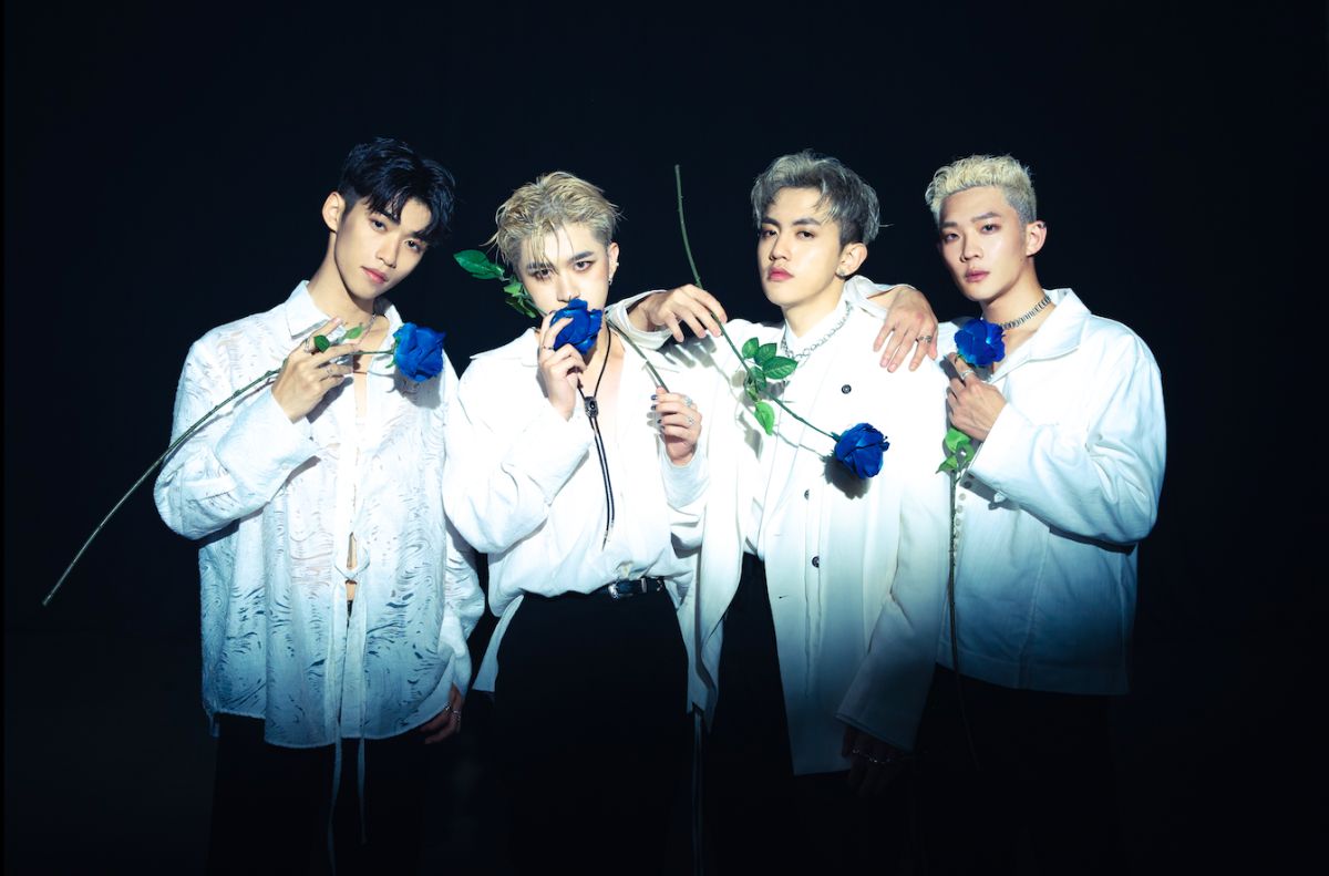 ▲U:NUS由蔡承祐（左起）、吳昱廷、高有翔、高胥崴組成，他們推出新歌〈塔莉亞〉。（圖／滾石唱片提供）