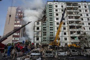 基輔遭俄羅斯無人機攻擊！開戰以來最大規模空襲　1人死亡
