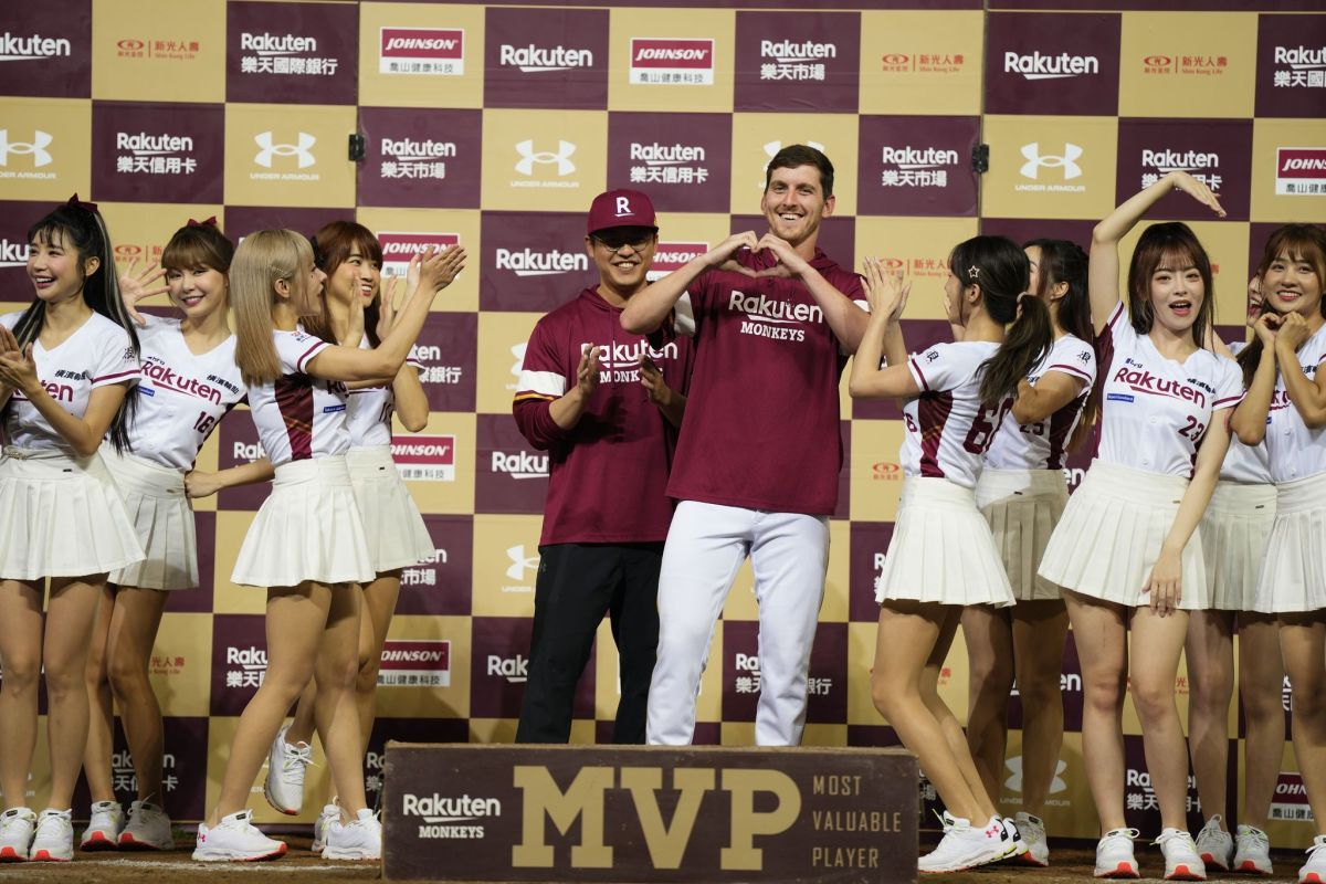 ▲樂天桃猿威達爾。（圖／中職提供）