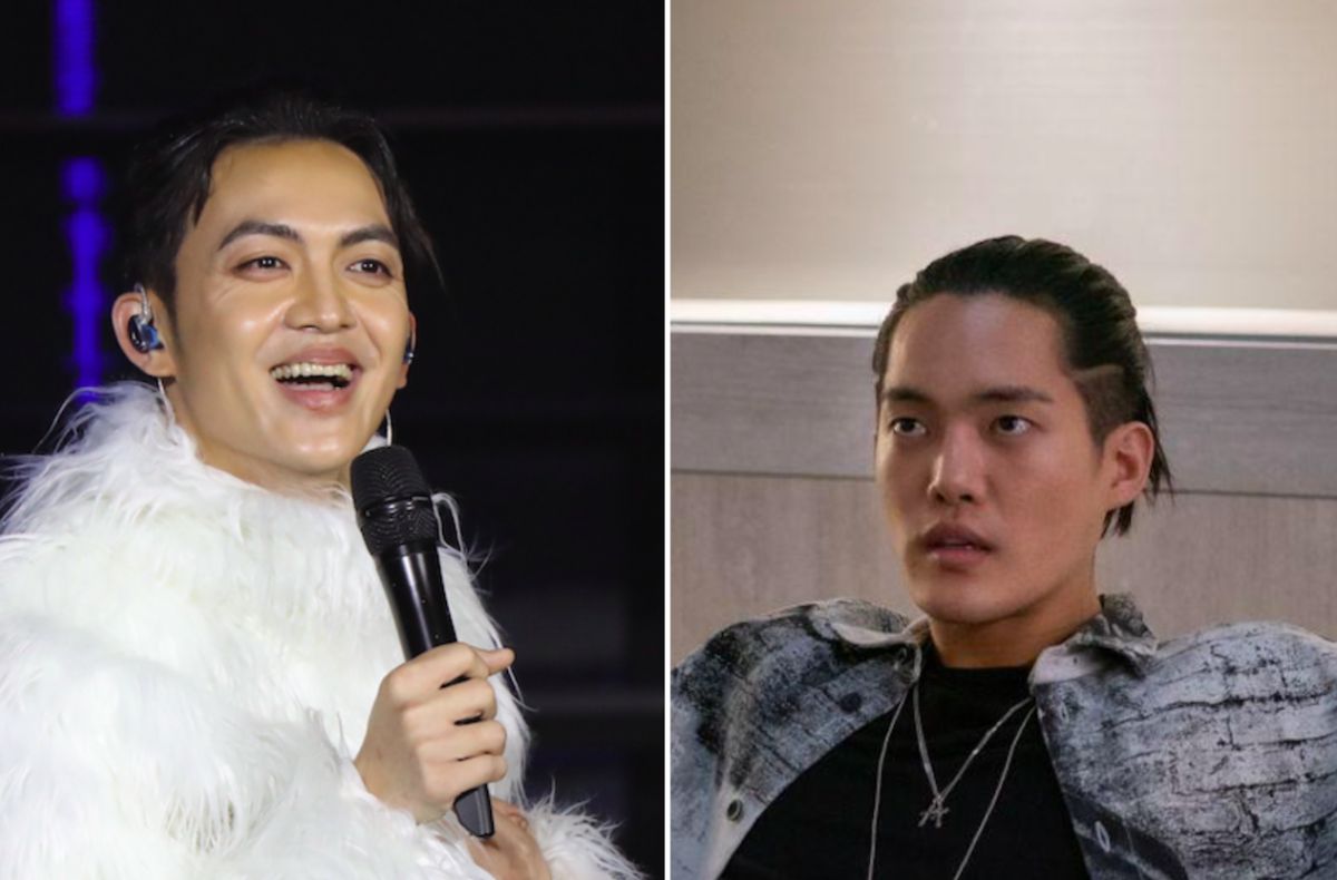 ▲郭忠祐（左圖）演唱會的造型酷似《黑暗榮耀》的孫慏梧（右圖）。（圖／記者陳明中攝, 2023.04.29）