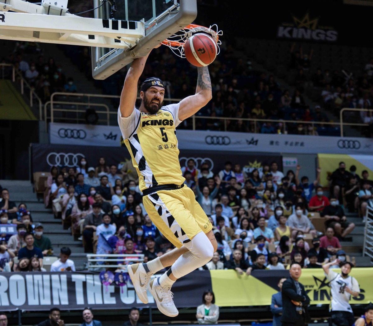 ▲國王洋將牧倫斯缺陣一個多月，今傷癒復出並率隊贏球。球團提供