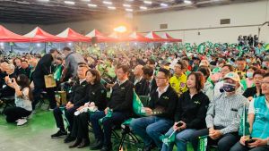 ▲台中市信賴台灣之友會成立大會，6名泛綠立委全員到齊。（圖／記者顏幸如攝，2023.04.29）