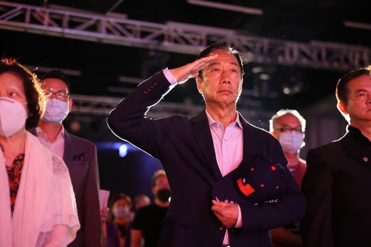 ▲郭台銘今晚間於座談會上表示，他跟侯友宜非常互補，不論最後提名誰都是，他們都是非常堅強的團隊。（圖／郭台銘辦公室提供）