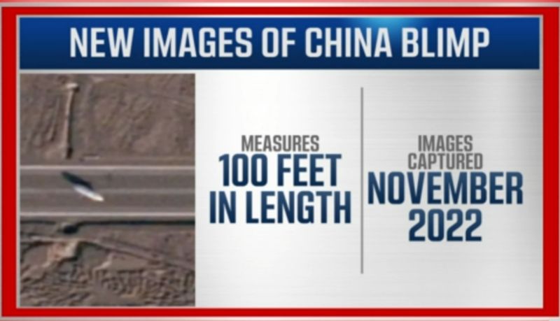 ▲美國CNN取得的獨家新衛星影像顯示，中國軍方研製的大型飛艇首度在中國西北部沙漠一處偏遠基地曝光。（圖／擷取自CNN影片）