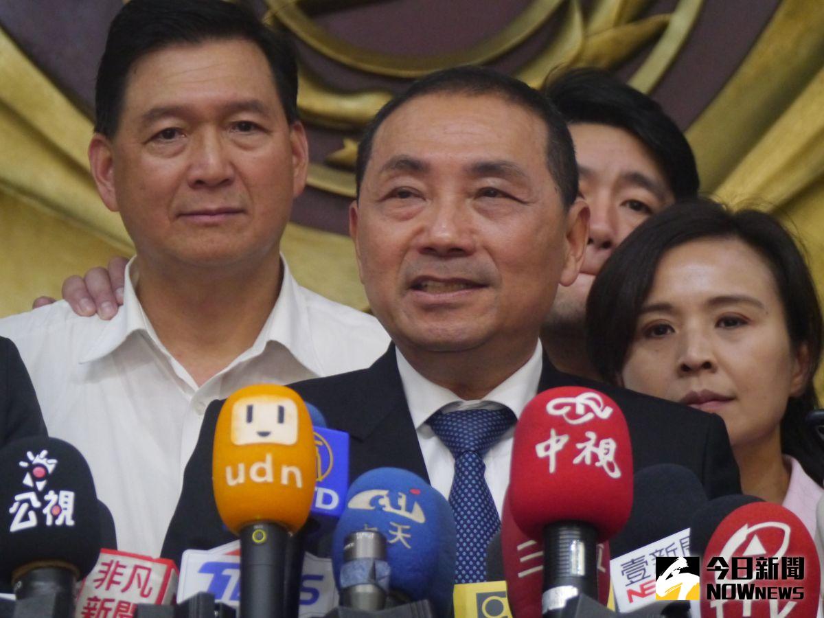 ▲對於郭台銘提高雄半屏山設置核能站，侯友宜受訪說要先做好核安、核廢料處理。（圖 ／記者吳嘉億攝，2023.05.02）