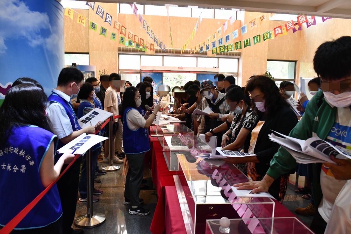 ▲士林分署拍賣狀況（圖／行政執行署提供）