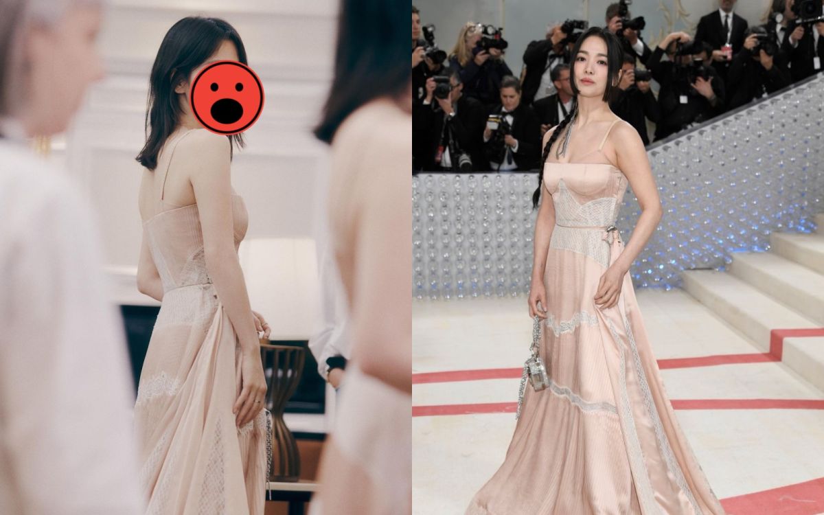 ▲宋慧喬出發Met Gala前的照片曝光。（圖／美聯社、宋慧喬IG）