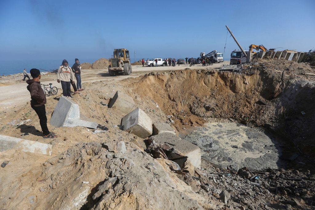 ▲巴勒斯坦武裝團體伊斯蘭聖戰組織一名領袖遭到以色列拘留期間絕食抗議死亡，引發武裝團體與以色列交火。經國際協調後，伊斯蘭聖戰組織今天宣布加薩市周圍停火。（圖／美聯社／達志影像）