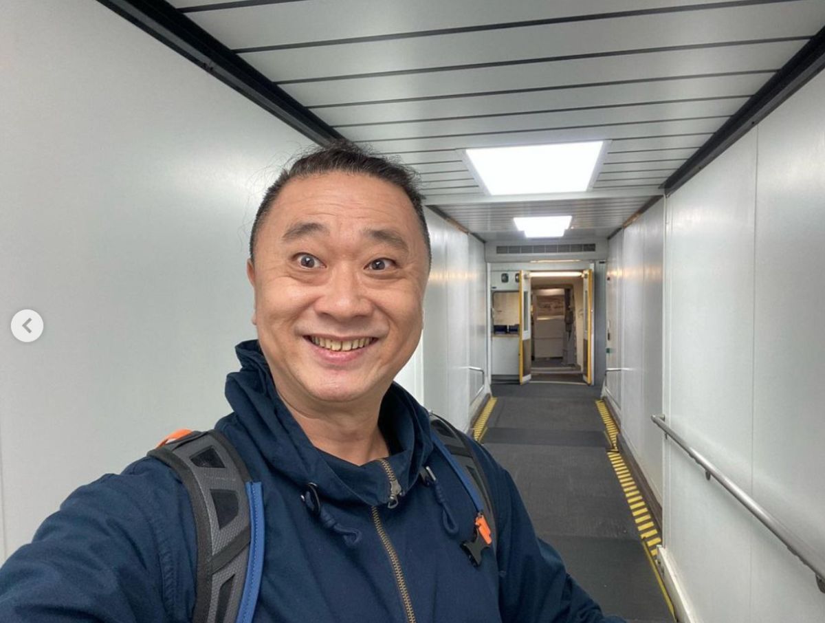 ▲邰智源在登機口前自拍。（資料照／翻攝邰智源IG）