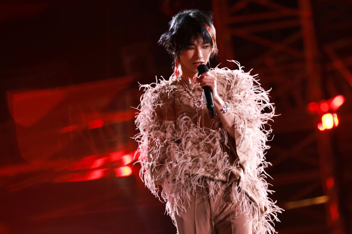 ▲華晨宇在演唱會上宣布要推出新專輯的喜訊。（圖／華晨宇工作室提供）