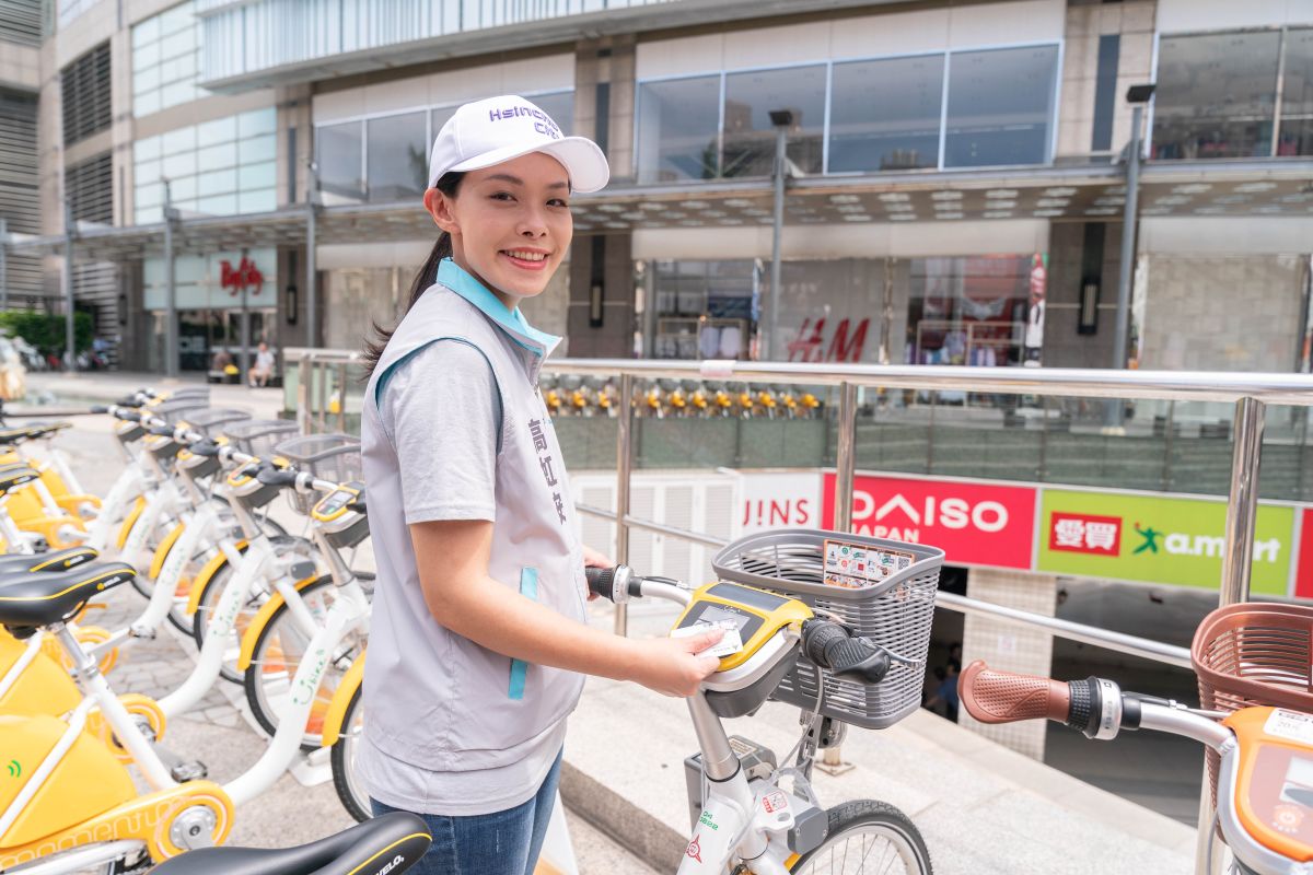 ▲高虹安今日宣布，YouBike2.0新設30站將於6月底前全數完成啟用，合計既有站點72站，全市YouBike站點總數將正式突破100站大關。（圖／新竹市政府提供）