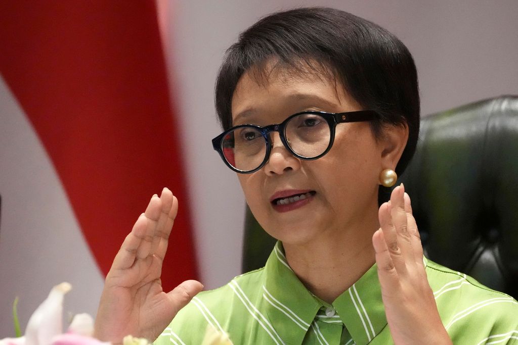 ▲印尼外交部長勒特諾今天表示，印尼近數月來都在低調接觸緬甸危機的主要利益攸關者，以及印度、泰國和中國等鄰近國家，致力於緬甸暴力加劇之際啟動和平進程。（圖／美聯社／達志影像）