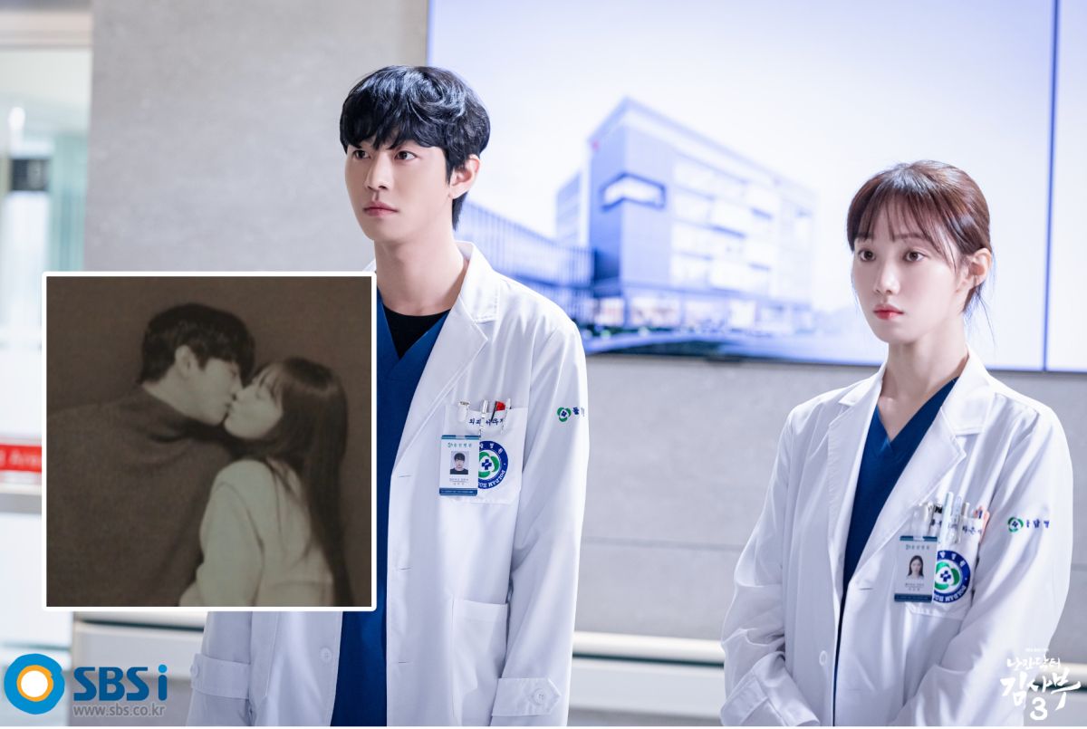 ▲《浪漫醫生金師傅3》中，李聖經（右）跟安孝燮的親密拍貼，被李璟榮發現。（圖／翻攝SBS）