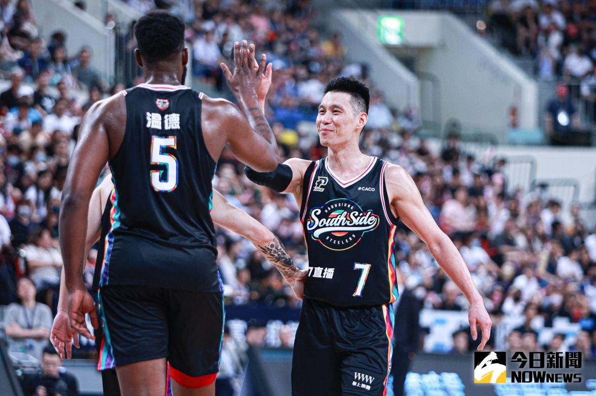 ▲高雄17鋼鐵人林書豪出戰台北富邦勇士。（圖／記者葉政勳攝 , 2023.05.06）