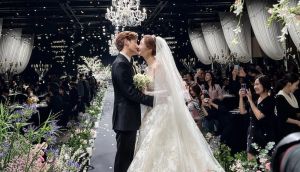李多海、SE7EN紅毯甜蜜擁吻!「浪漫婚禮照」曝光 被讚最美婚禮