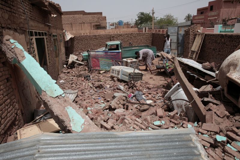 ▲蘇丹戰事持續，首都喀土穆（Khartoum）遭遇多次空襲。資料照。（圖／美聯社／達志影像）