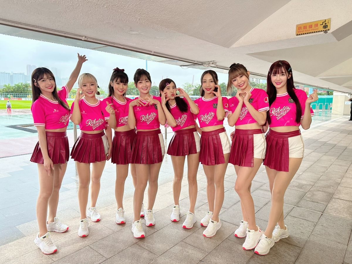 ▲樂天女孩籃籃領軍風靡全港！港超聯晉峰主場現身吸港粉。（樂天提供）