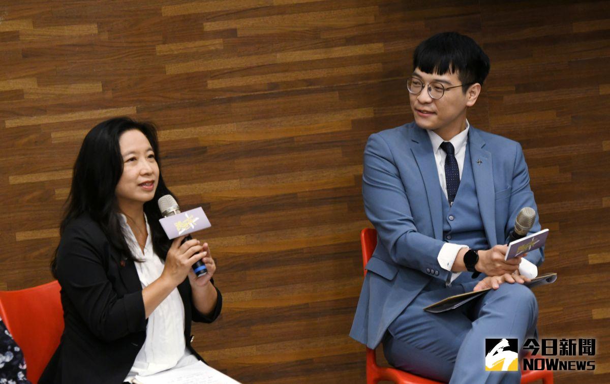 ▲ 白麗芳（左）透露，國高中生第一名是學業壓力、第二名是生涯規劃、第三則是人際關係、第四則是容貌焦慮。（圖／NOWnews攝影中心，2023.05.07）