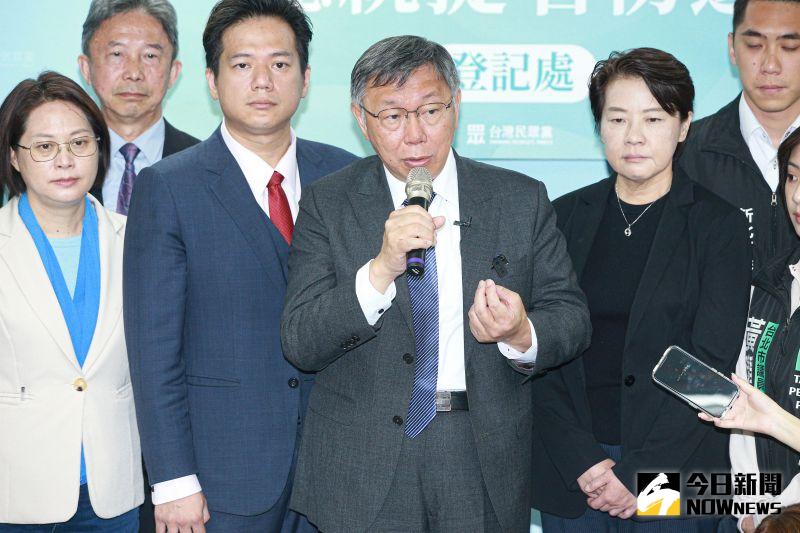 ▲台灣民眾黨黨主席柯文哲再批高端疫苗未獲國際認證。（圖／記者葉政勳攝 ）