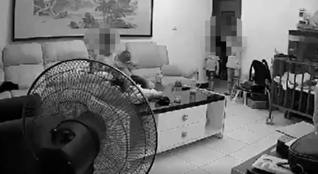 ▲台中一名4寶爸涉嫌虐嬰，抱著年僅5月大的嬰兒，不斷地朝孩子狂甩耳光，目前社會局已介入，確保孩子的照顧及安全。（圖／翻攝后里幫臉書）  