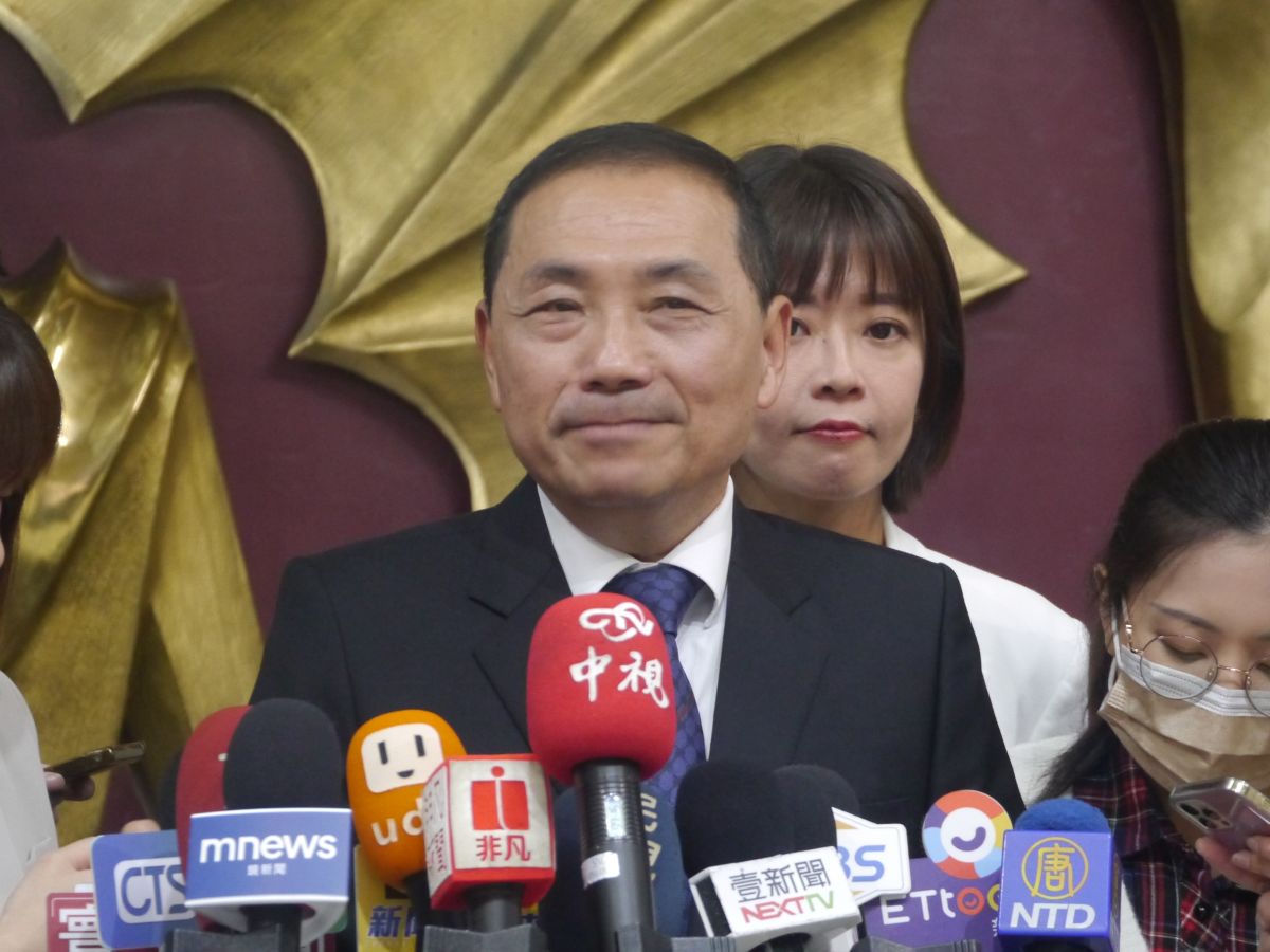 ▲針對三年前提到美國對台軍售立場是否至今仍一致？侯友宜受訪說台灣有責任穩定台海局勢，要凝聚共識，一起團結面對。（圖 ／記者吳嘉億攝，2023.05.08）