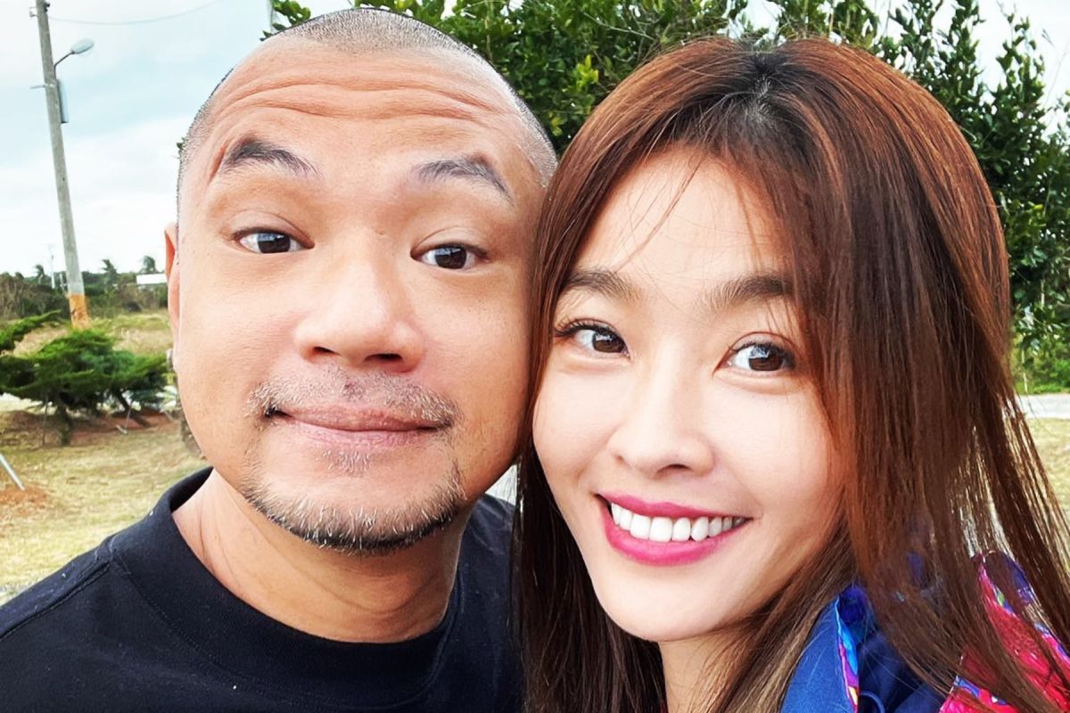 ▲金剛（左）與小嫻和平分手1年半，被拍到身邊有新歡。（圖／金剛臉書）