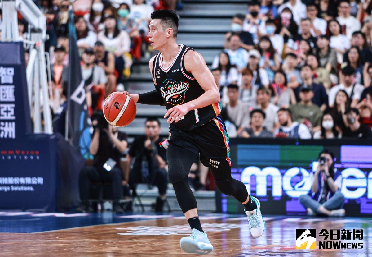 ▲高雄17直播鋼鐵人在主場以80:60拿下勝利，林書豪拿到18分。（圖／記者葉政勳攝 , 2023.05.06）