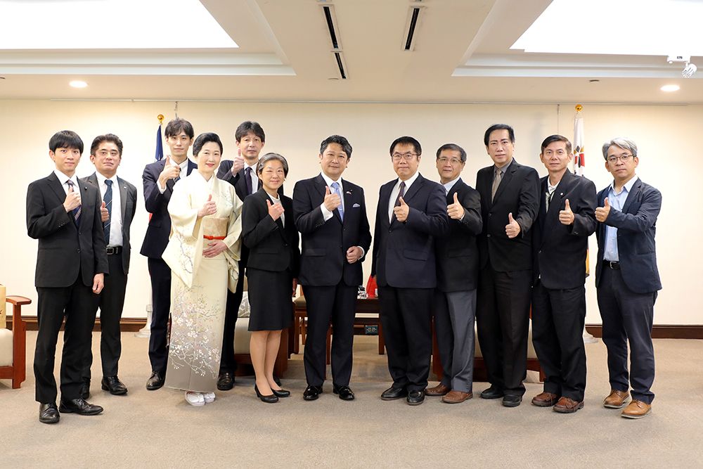 ▲黃偉哲會見日本金澤市訪團（圖／台南市政府提供）