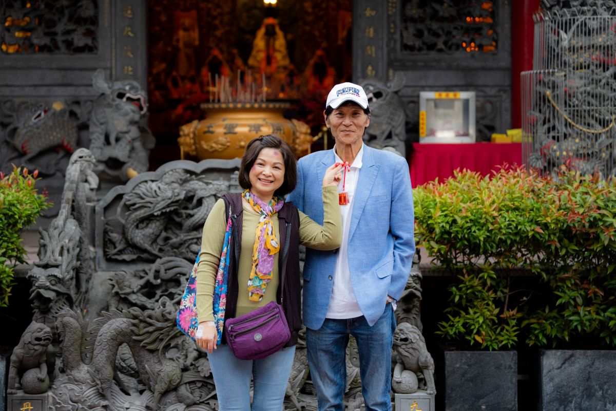 ▲喜翔（右）3年前拍《春行》撞鬼，左為楊貴媚。（圖／今日影像）