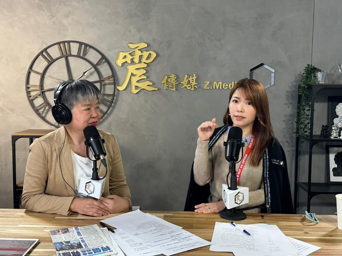 ▲柯文哲辦公室發言人陳智菡接受網路節目專訪。（圖／震傳媒提供）