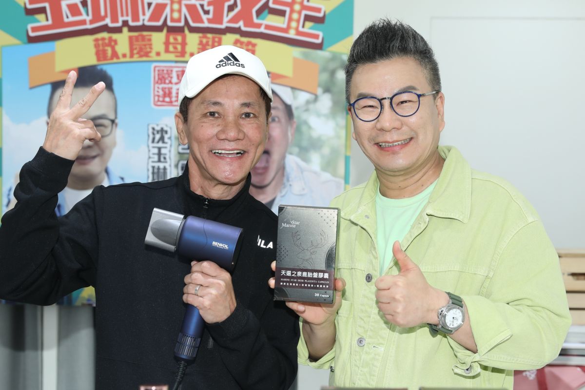 ▲沈玉琳（右）與新加坡直播天王「賣魚哥」王雷（左）一起受訪，談到王思佳深陷假包疑雲，沈玉琳也回應了。（圖／東森集團提供）