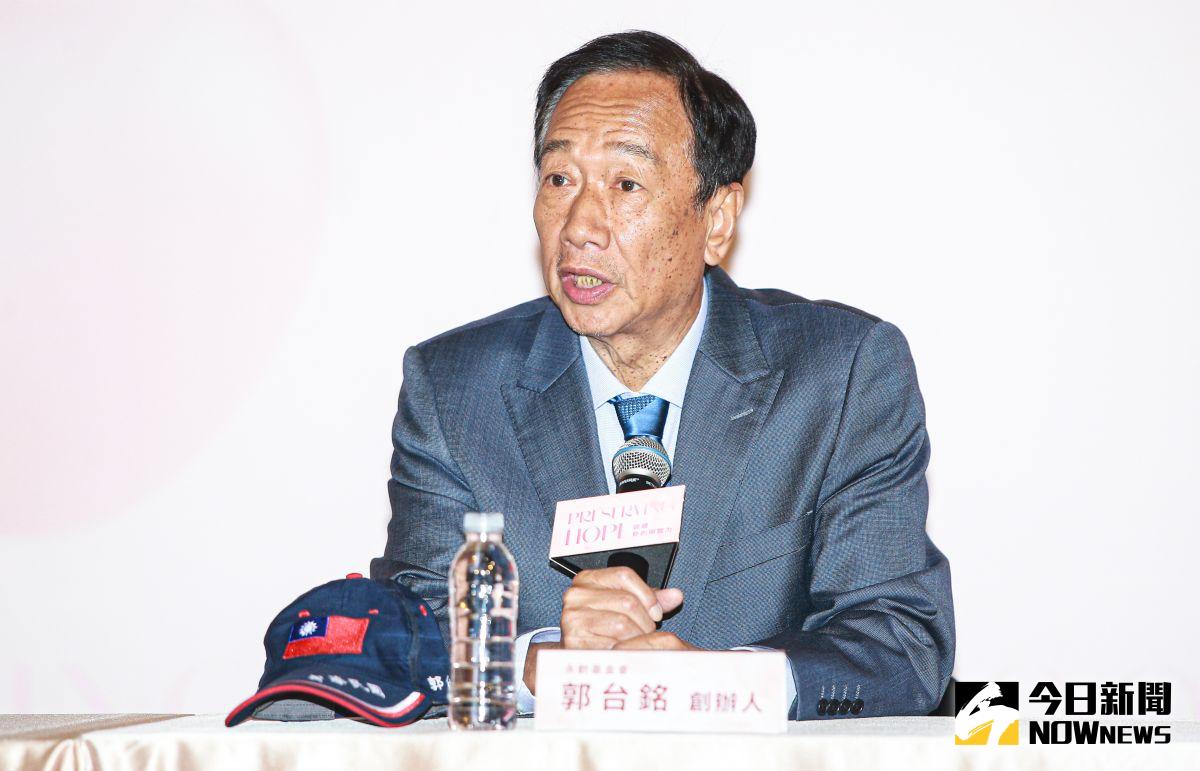 ▲郭台銘近日常公開發言，卻也常失言。（圖／記者葉政勳攝 , 2023.05.10）