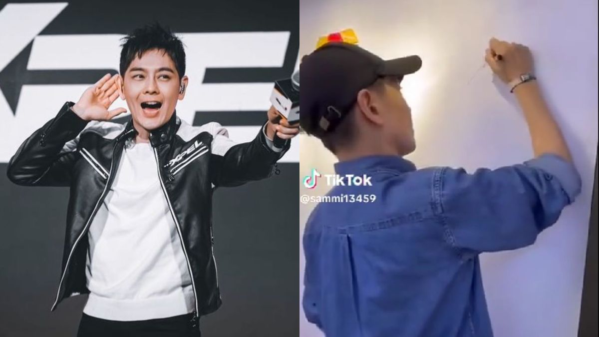 ▲距離車禍不到1年，恢復演藝工作的林志穎就現身活動進行簽名，結果右手竟出現好幾次停頓，動作略顯生疏，讓不少粉絲感到心疼，「可能還沒好！」（圖／林志穎IG、抖音）