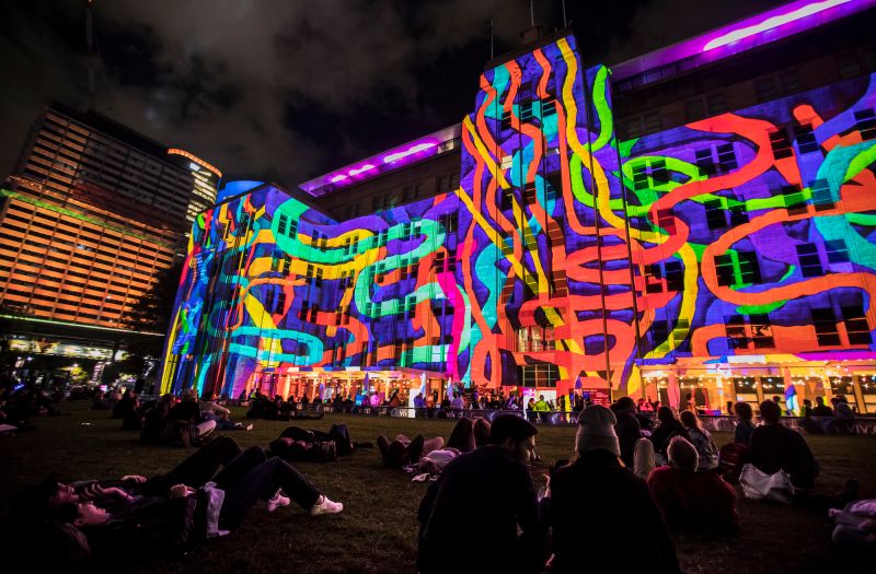 ▲繽紛雪梨燈光音樂節是澳洲最大的節慶盛事，集合創意、創新與科技一體，將於2023年5月26日至6月17日在雪梨盛大舉行。（圖／新南威爾士州旅遊局提供）