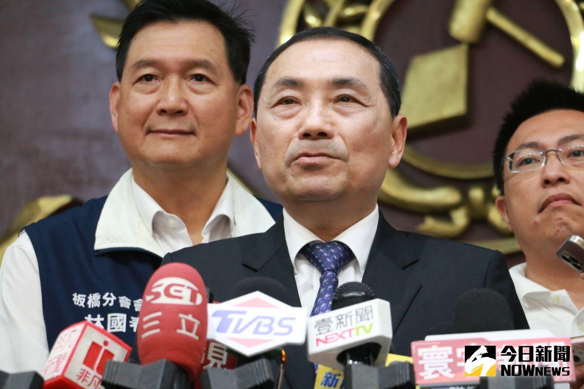 ▲國民黨今（17）日召開中常會，確定由新北市長侯友宜代表藍營出戰總統大選。（圖 ／記者吳嘉億攝）