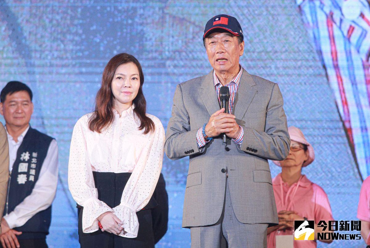 ▲郭台銘為爭取代表國民黨參選總統積極布局。（圖／記者葉政勳攝，2023.5.12）