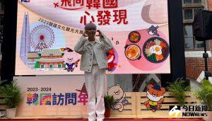 ▲SJ厲旭來台參加「飛向韓國心發現」大展。(圖/記者陳雅蘭攝) ▲SJ厲旭來台參加「飛向韓國心發現」大展。(圖/記者陳雅蘭攝)