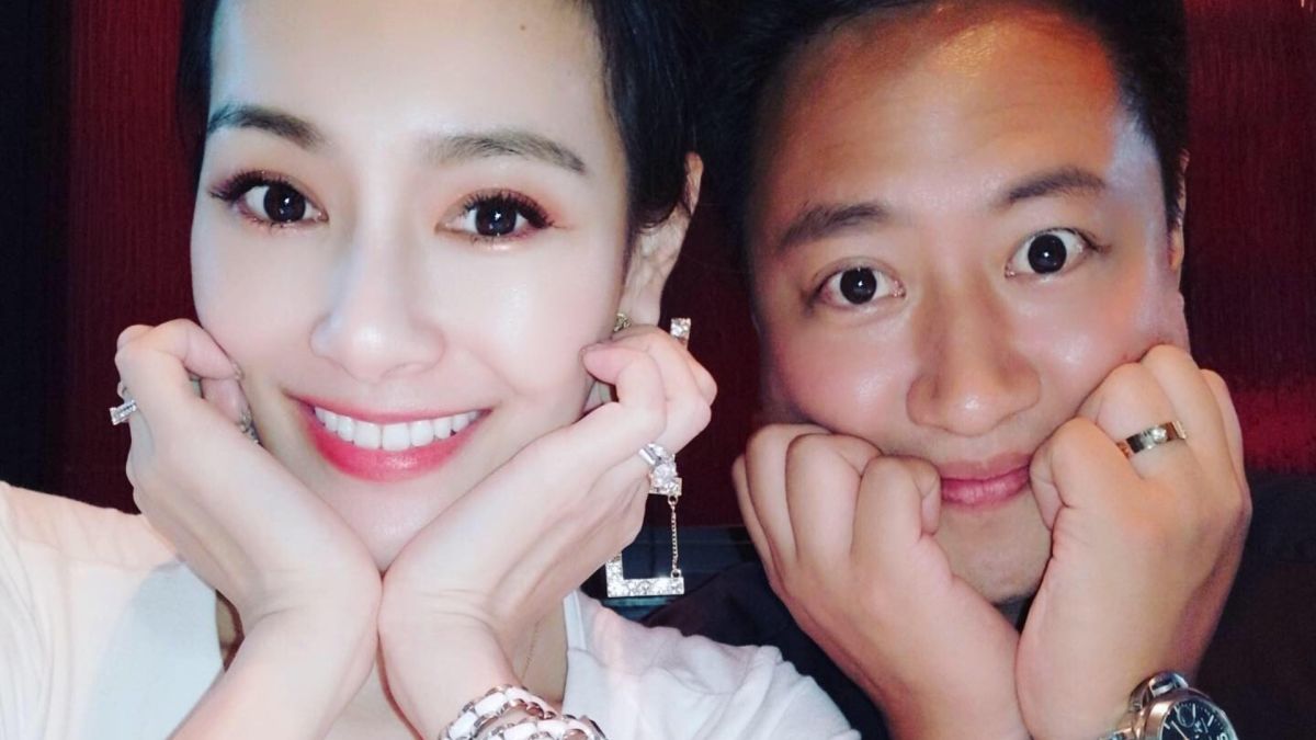 ▲王思佳老公（右）被質疑也穿假貨，王思佳霸氣護夫，反擊網友。（圖／翻攝自王思佳臉書）