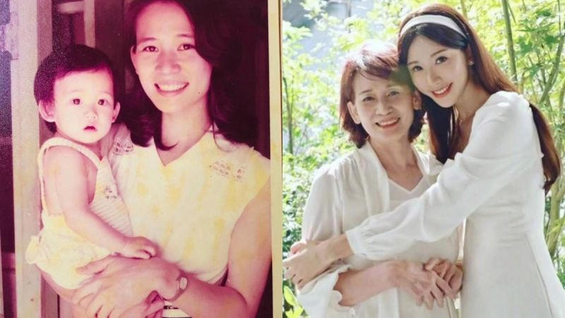 ▲林志玲（右）母親節發文感謝媽媽吳慈美（左），也曝光媽媽年輕時候的照片，被網友形容超像韓國女星孫藝真。（圖／林志玲IG）
