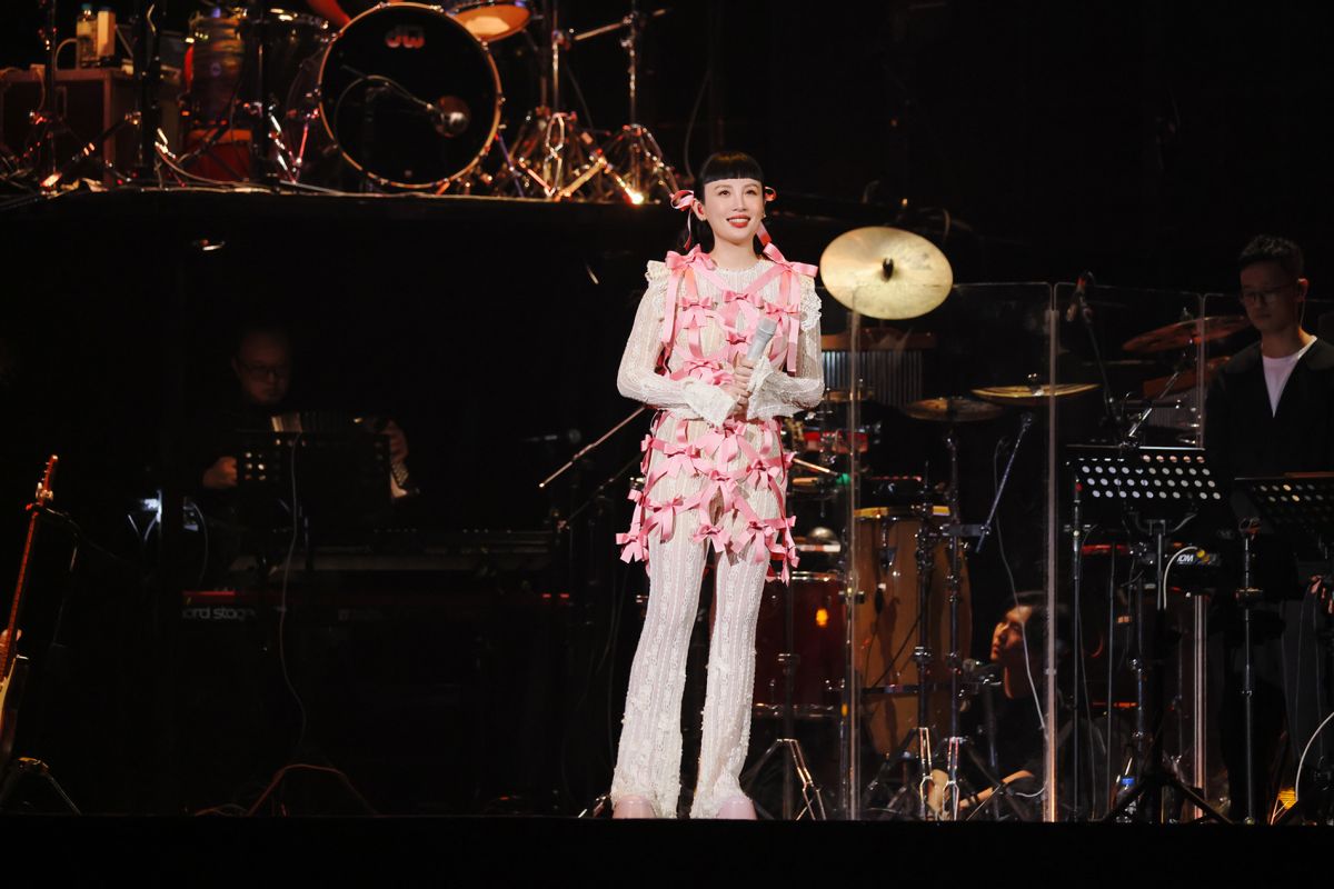 ▲魏如萱在演唱會上連線那英、華晨宇、馬嘉祺。（圖／好多音樂提供）