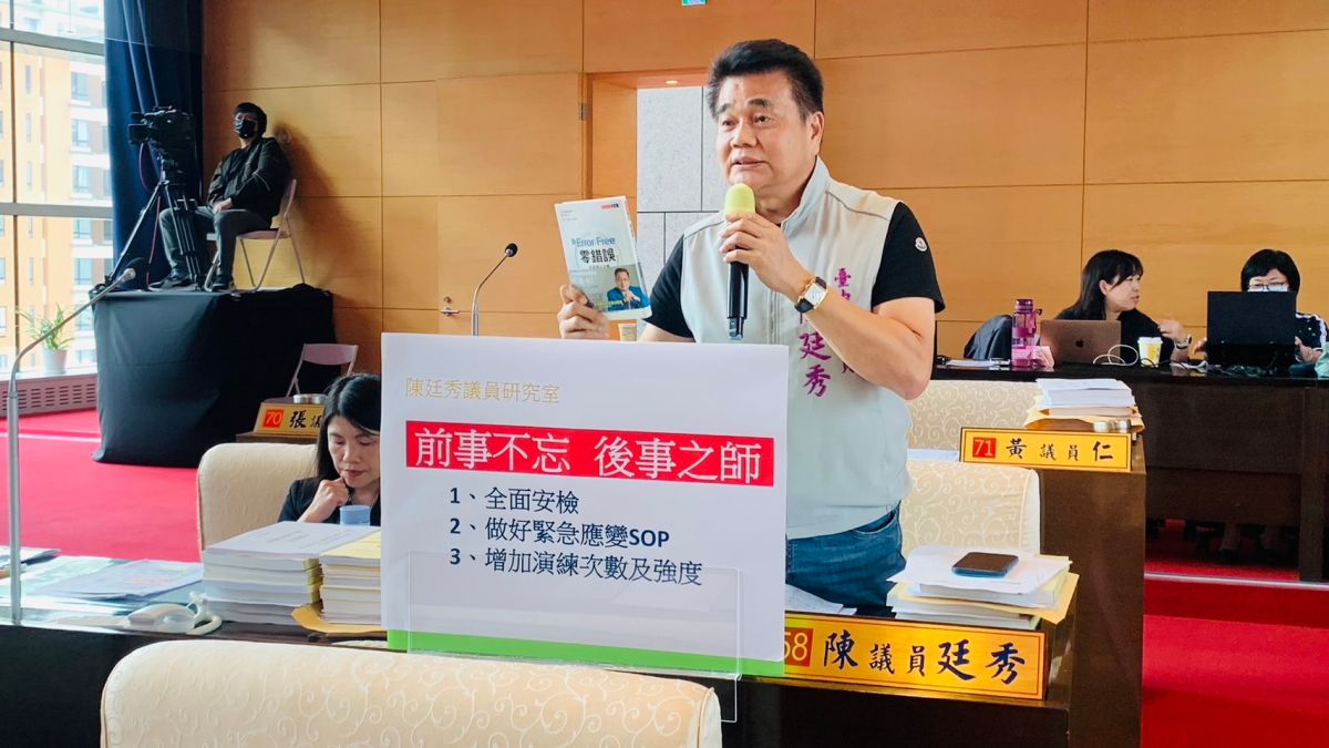 ▲陳廷秀強調要前事不忘，方能成為後事之師。（圖／記者顏幸如攝，2023.05.15）