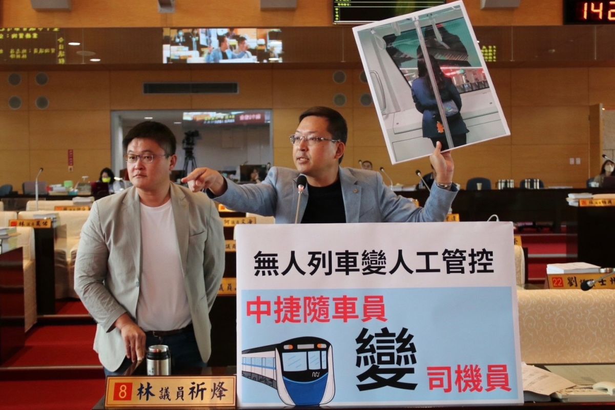 ▲市議員林祈烽說，昨天是母親節，事故罹難者林淑雅老師的媽媽有多悲痛，他不敢想像，中捷還好意思說「倒楣」？（圖／林祈烽提供，2023.05.15）