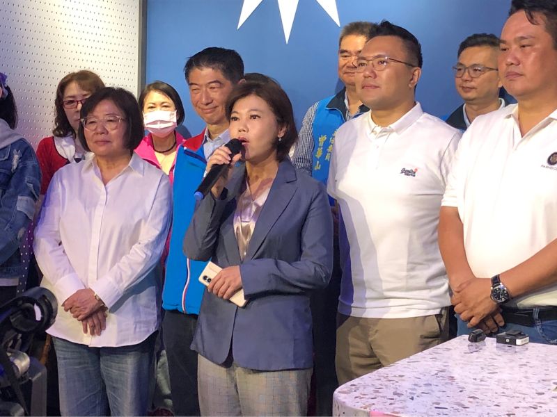 ▲台北市議員游淑慧宣布參選士林北投區立委。（圖／記者朱俊強攝，2023.5.16）