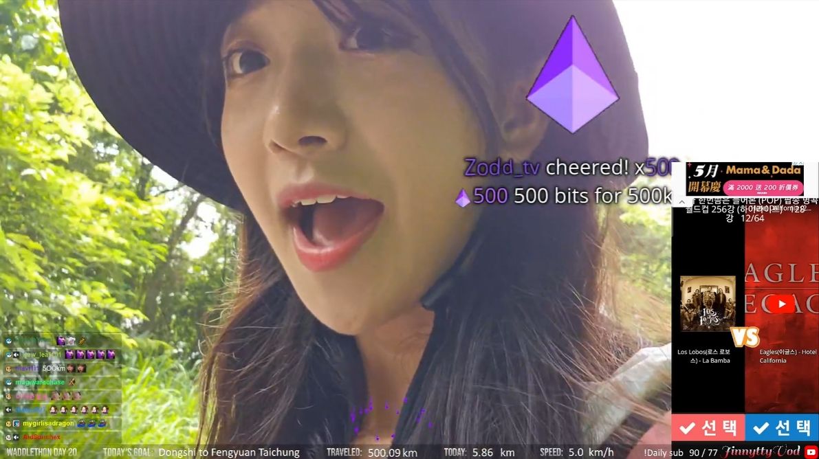 ▲企鵝妹今天上午10時許，環島里程突破500公里。（圖／翻攝企鵝妹IG）