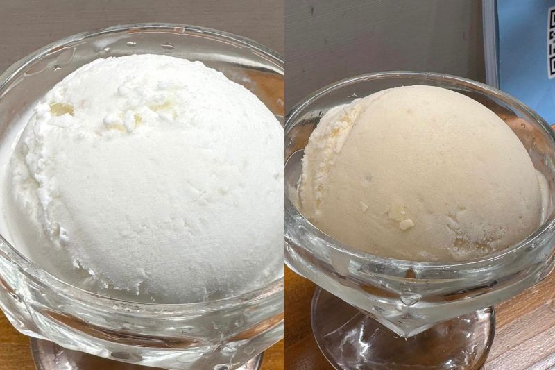 ▲雪王冰淇淋於官方臉書粉專公布最新的冰淇淋口味，竟然是蟹肉口味，並有「奶香白醬蟹肉口味」、「赤味增辣蟹肉口味」兩種。（圖／翻攝雪王冰淇淋臉書）