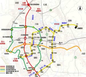 ▲▲捷運黃線路線圖。（圖／高市府捷運局提供）