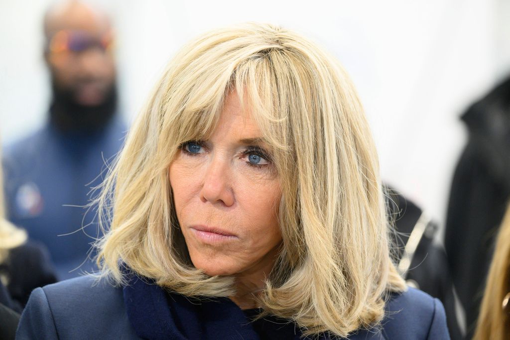 ▲圖為法國第一夫人碧姬．馬克宏（Brigitte Macron）。（圖／美聯社／達志影像）