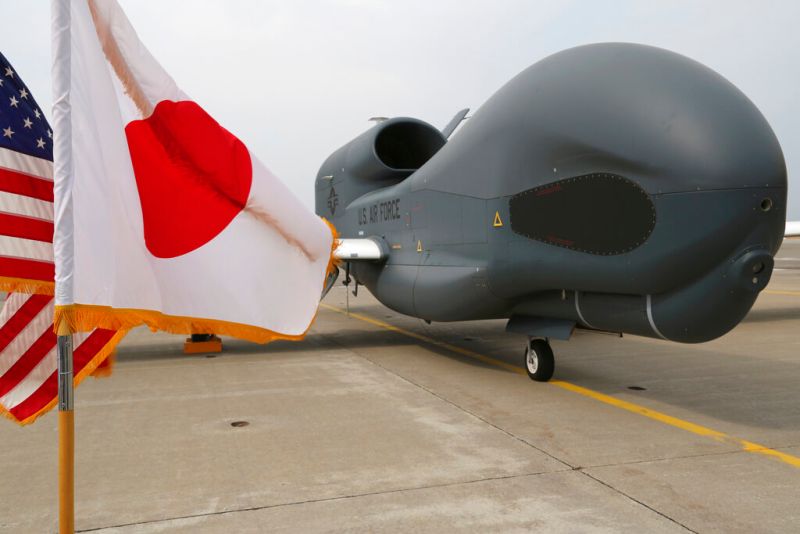 ▲日本航空自衛隊與美軍共同使用日本北部的三澤空軍基地，是美日合作的罕見例子。（圖／美聯社／達志影像）