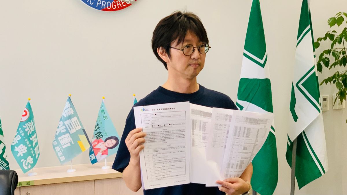 ▲江肇國批評中捷日前答詢時表示曾做異物入侵演習，根本是持續編織謊言。（圖／記者顏幸如攝，2023.05.17）